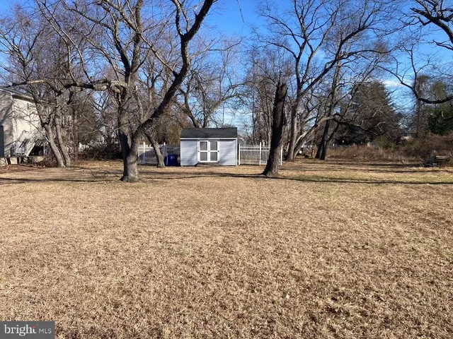 a house with trees in front of it