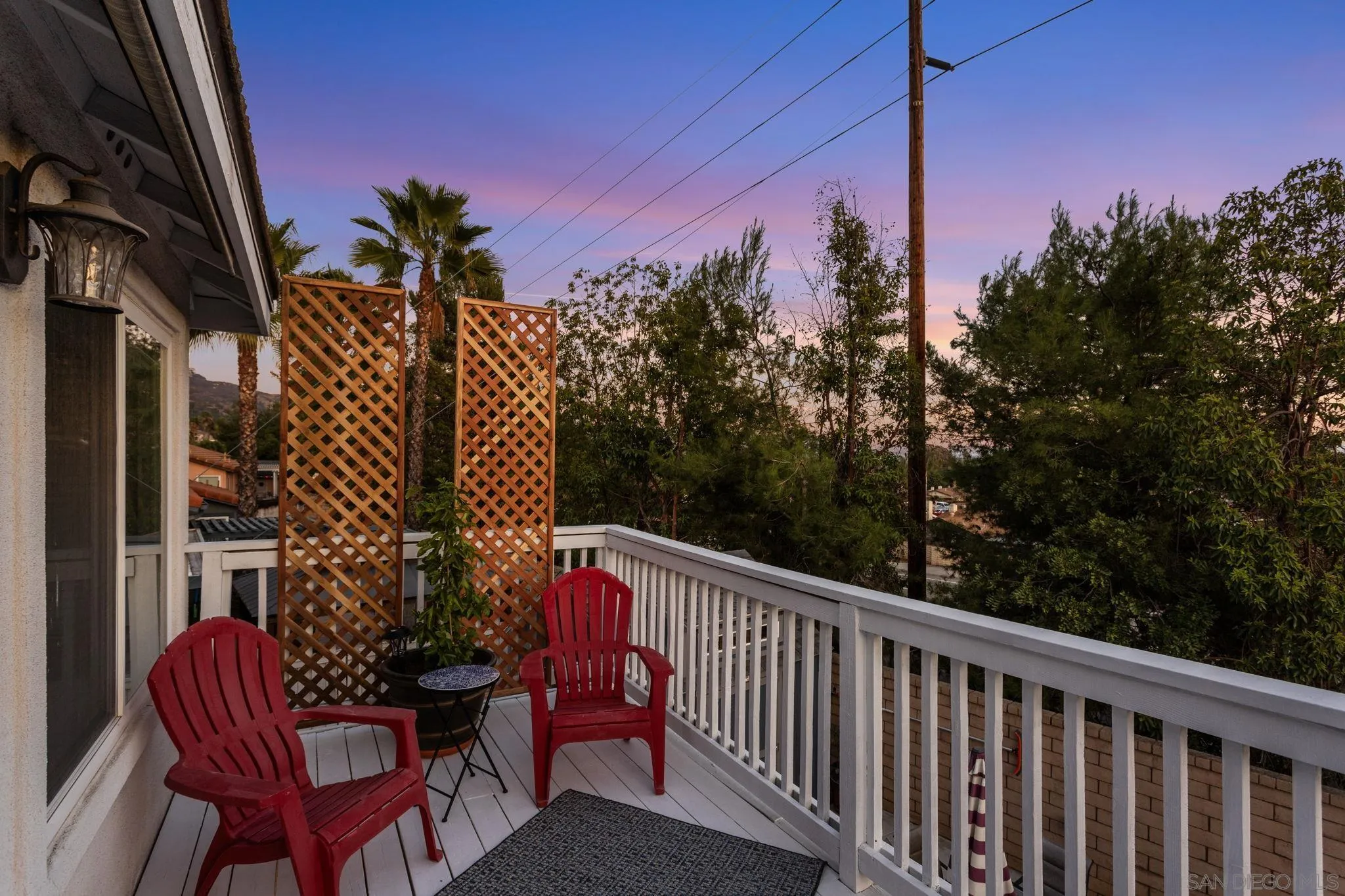 2103 Drew Road Escondido, CA 92027 - Photo 32 of 60 a view of balcony with a table and chairs
