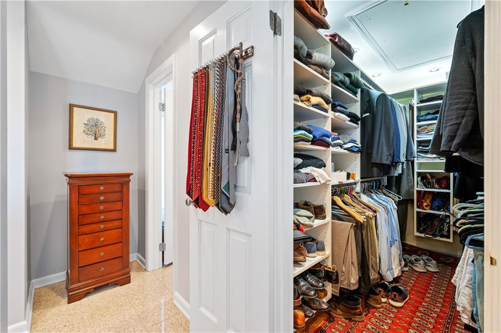 104 Ascot Place Pittsburgh, PA 15237 - Photo 18 of 26 a view of walk in closet with clothes and shoes