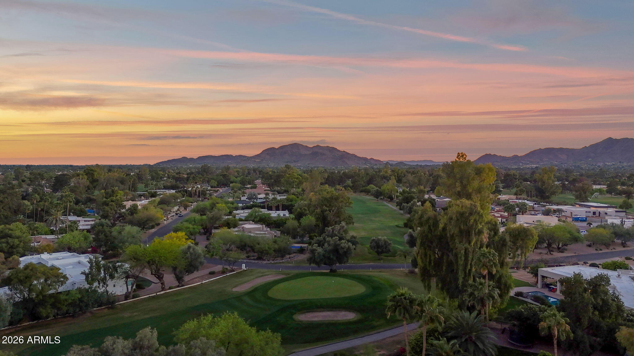 11813 North Blackheath Road Scottsdale, AZ 85254 - Photo 54 of 55 a view of a city with mountains in the background
