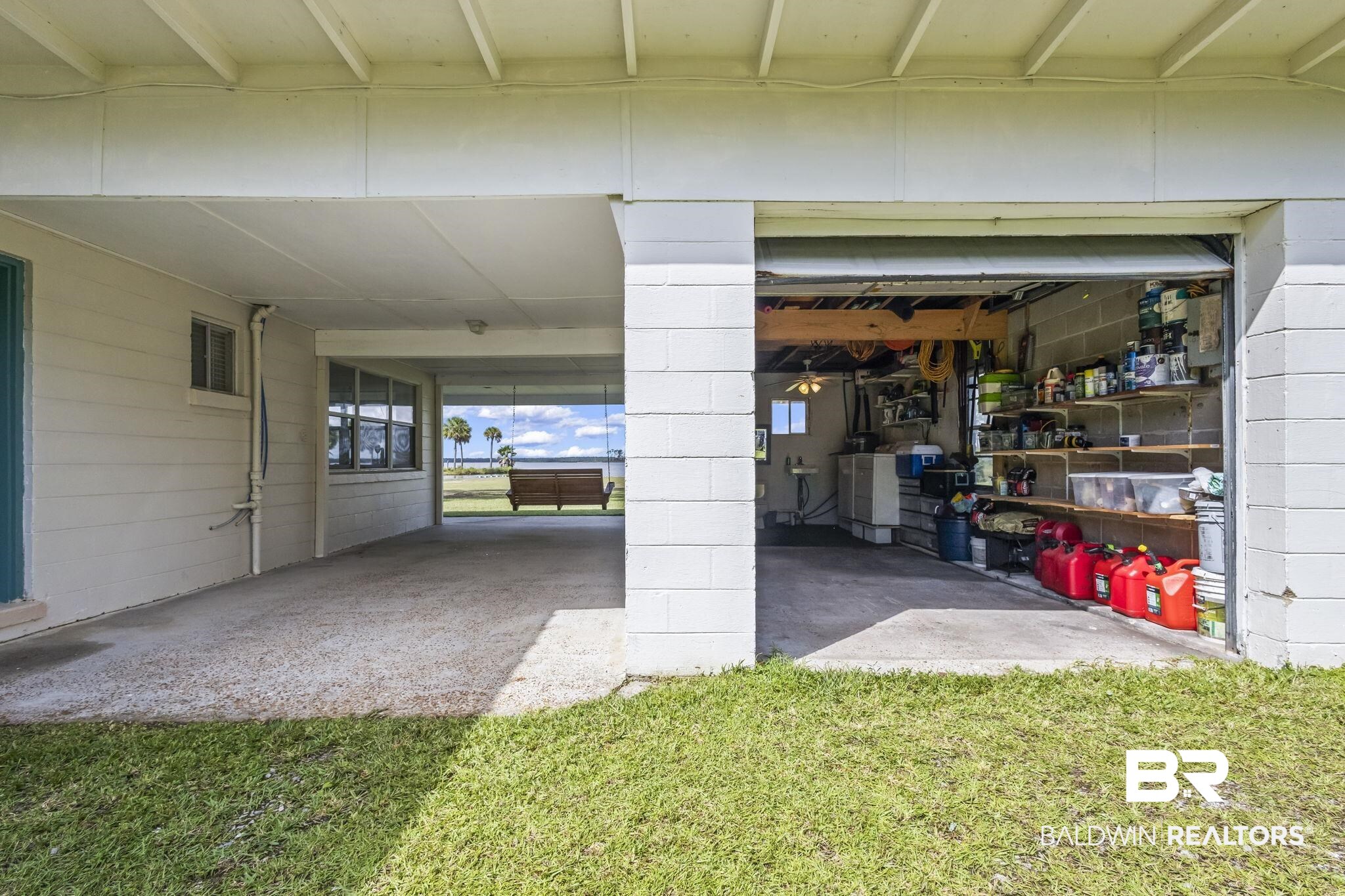 7849 Bayshore Drive Elberta, AL 36530 - Photo 38 of 47 Garage featuring a yard