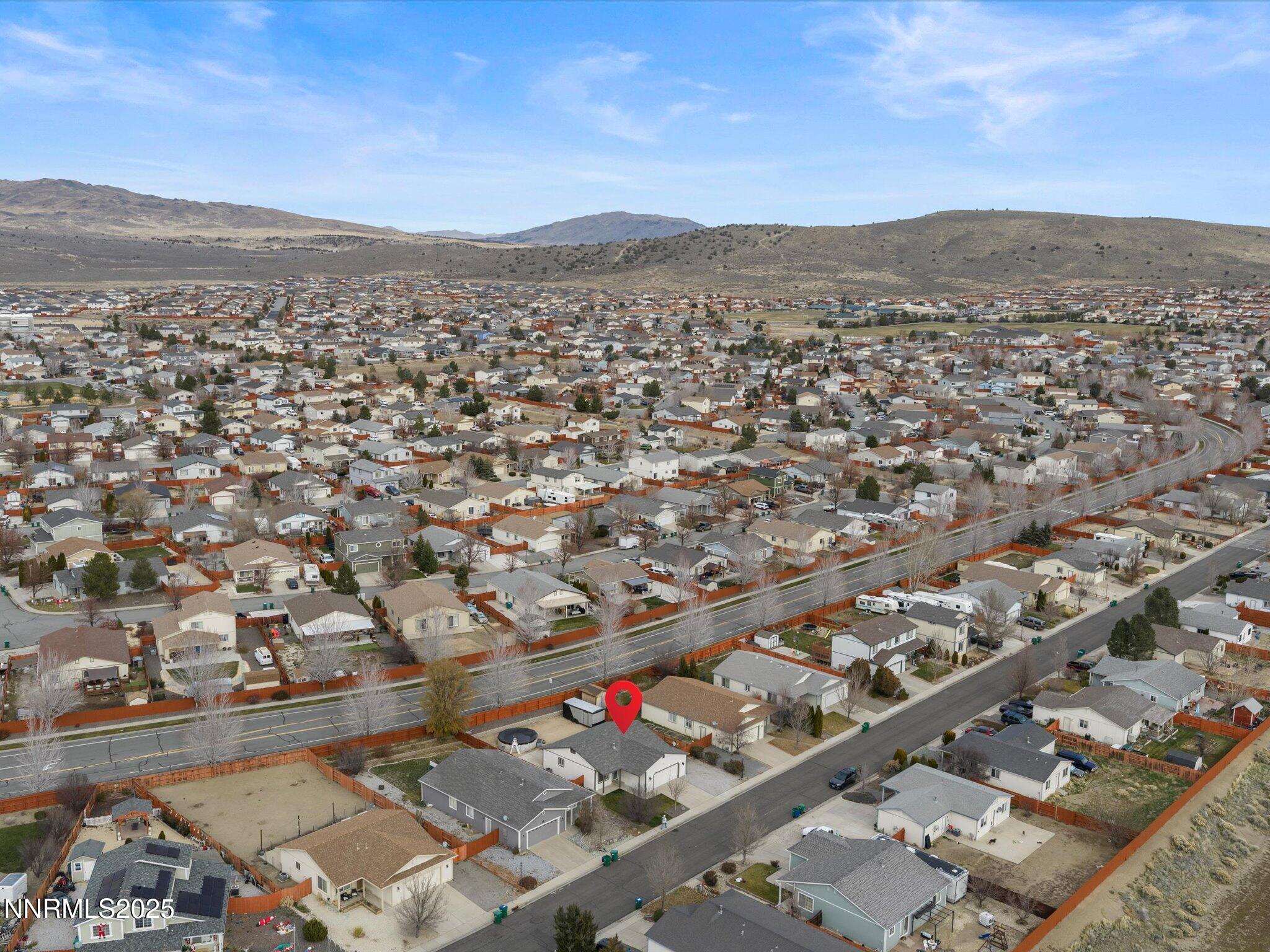 17795 Georgetown Drive Reno, NV 89508 - Photo 34 of 41 an aerial view of residential building and street