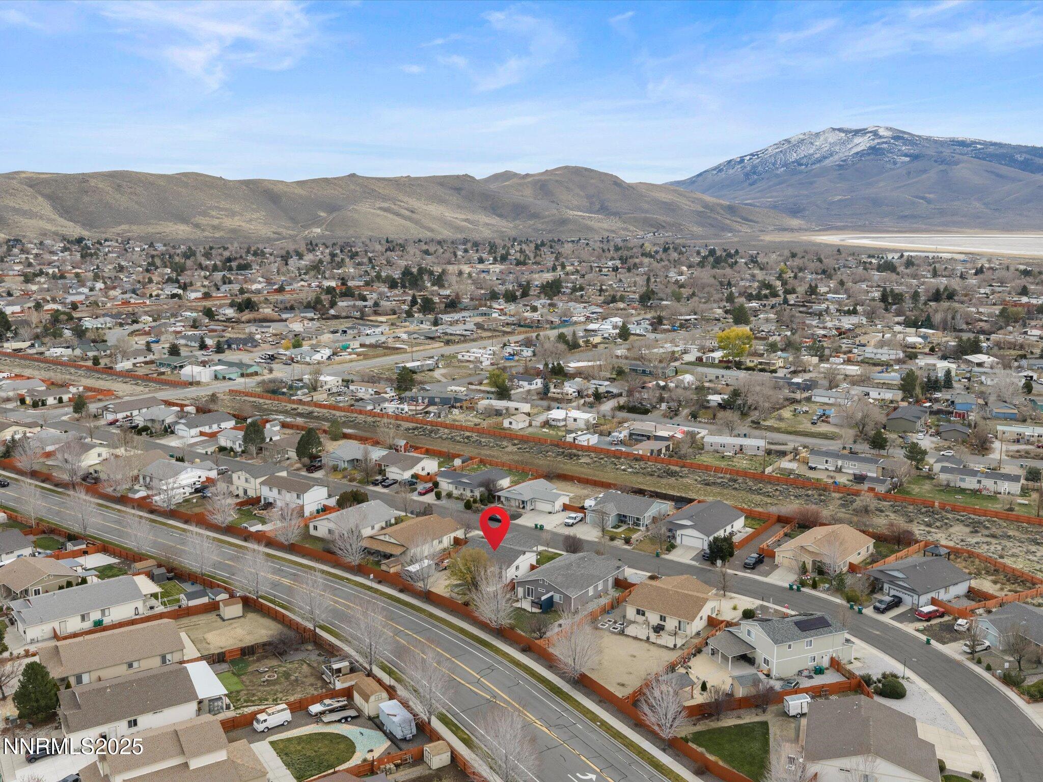 17795 Georgetown Drive Reno, NV 89508 - Photo 36 of 41 an aerial view of residential houses and city view