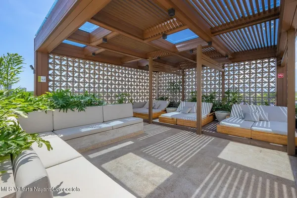 a outdoor space with patio