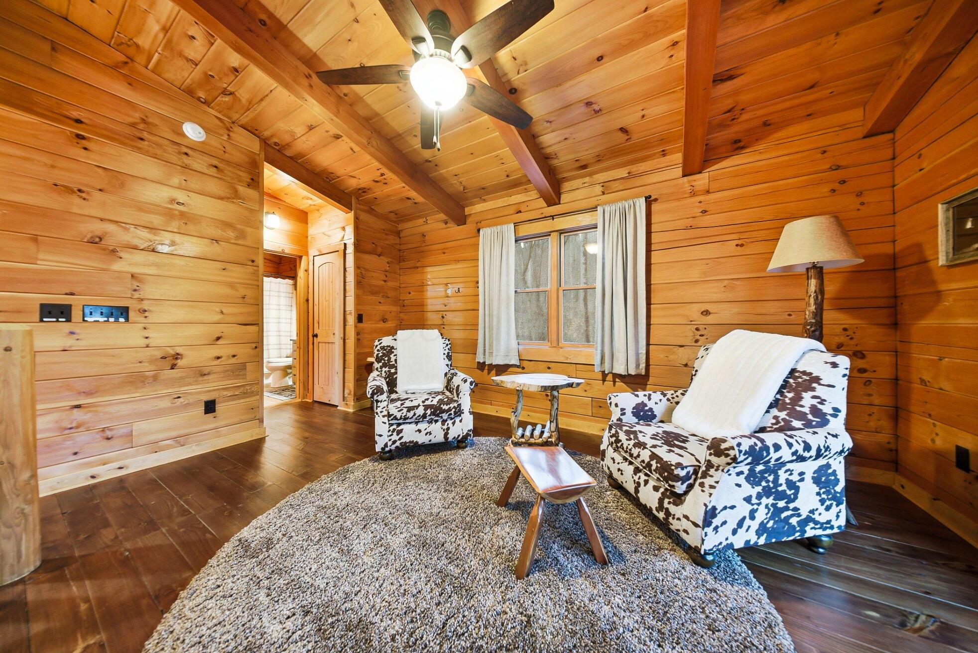 15399 Clapper Hollow Road Laurelville, OH 43135 - Photo 26 of 61 Upper Loft overlooks Main Living Space with Future Potential for Additional Sleeping Accommodations