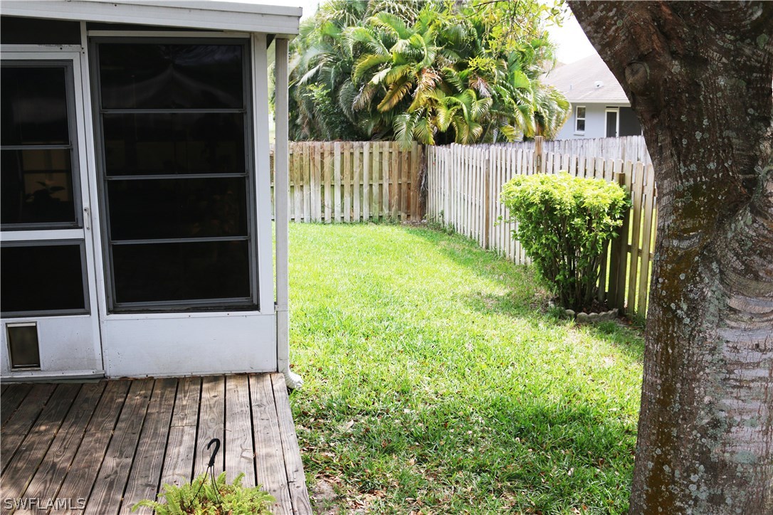 8288 Bahamas Road Fort Myers, FL 33967 - Photo 3 of 23 a view of a backyard