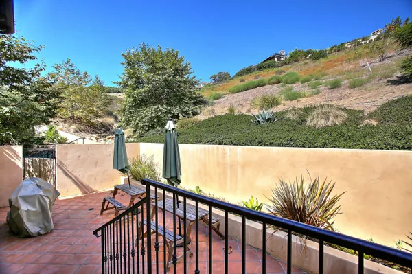 a city view from a balcony