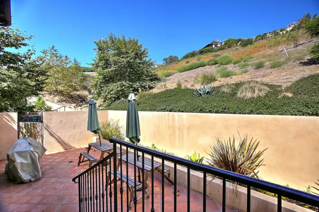 a city view from a balcony