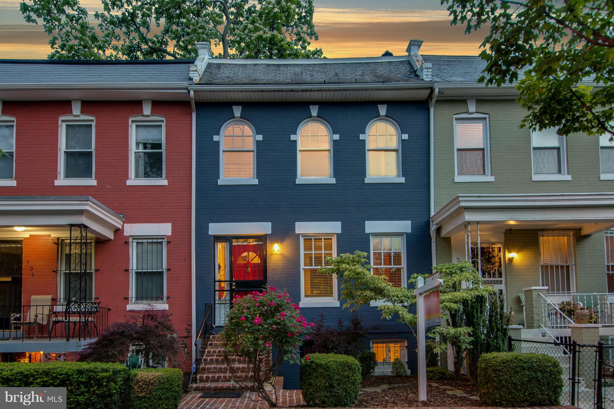 703 E Street Northeast Washington, DC 20002 - Photo 1 of 30 Historic 3 bed/2 bath townhouse in Capitol Hill.