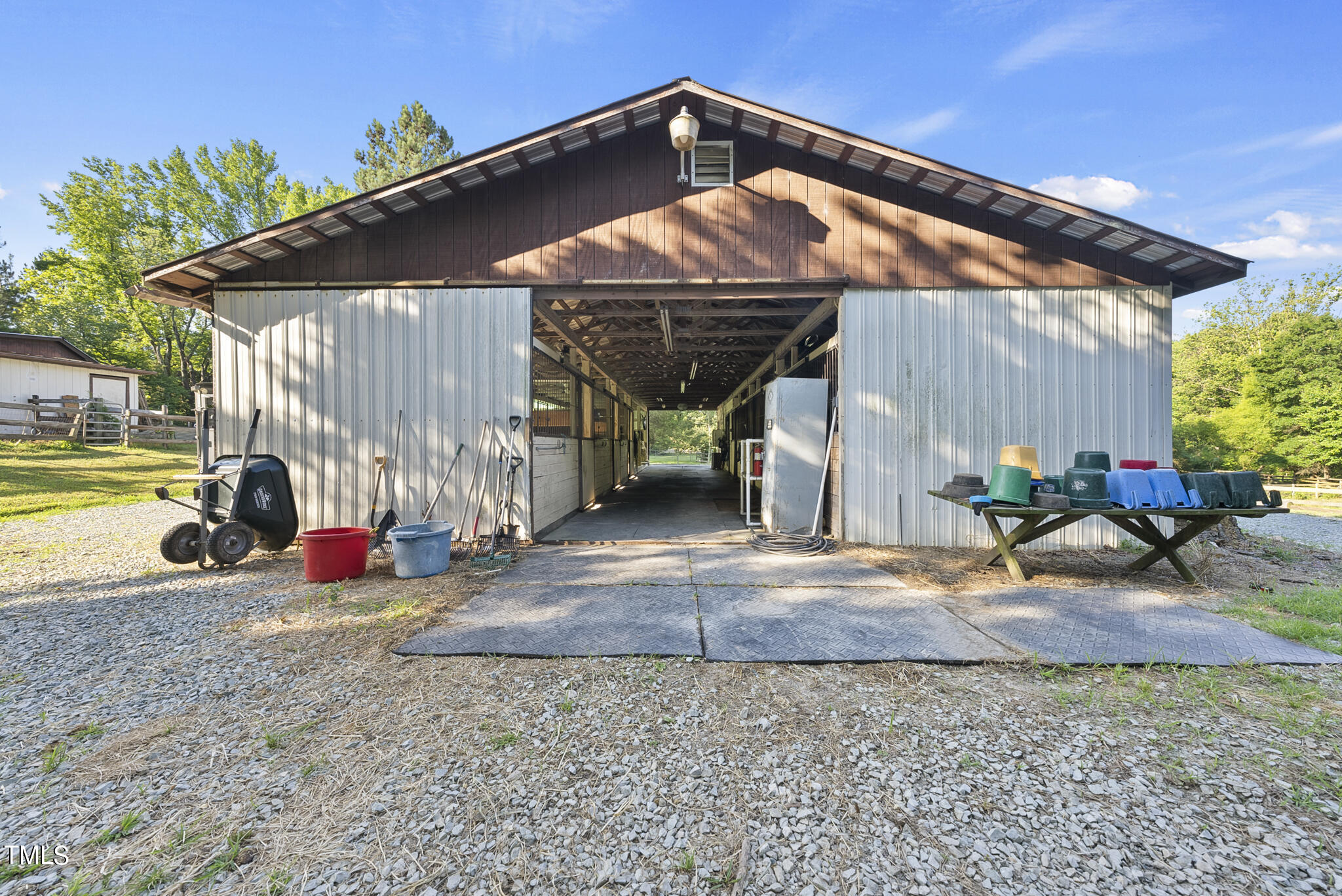 9402 Hampton Road Rougemont, NC 27572 - Photo 4 of 48 a view of a house with backyard and sitting area