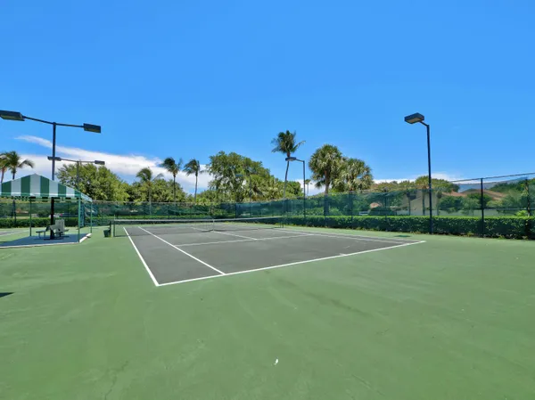 a view of a tennis court