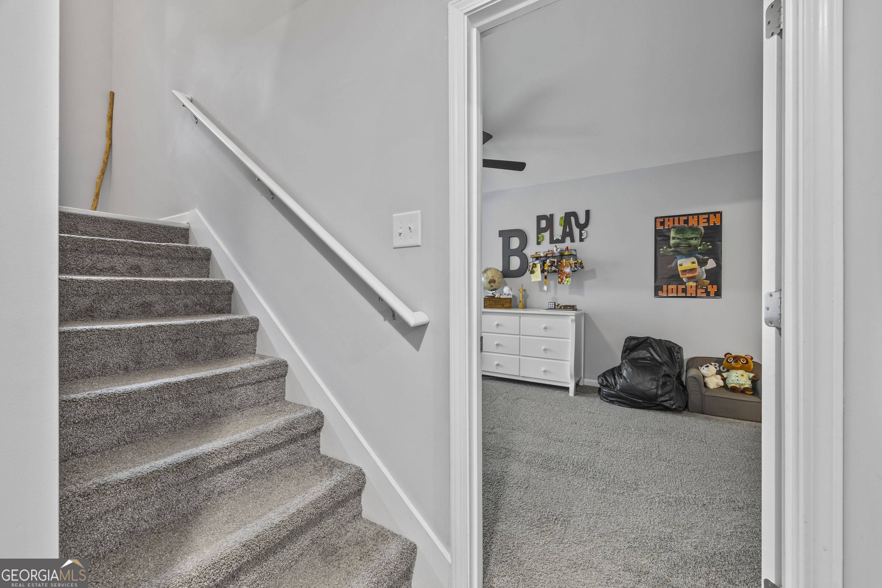 1350 Noah Crow Road Royston, GA 30662 - Photo 41 of 48 a view of a livingroom with toys and stairs