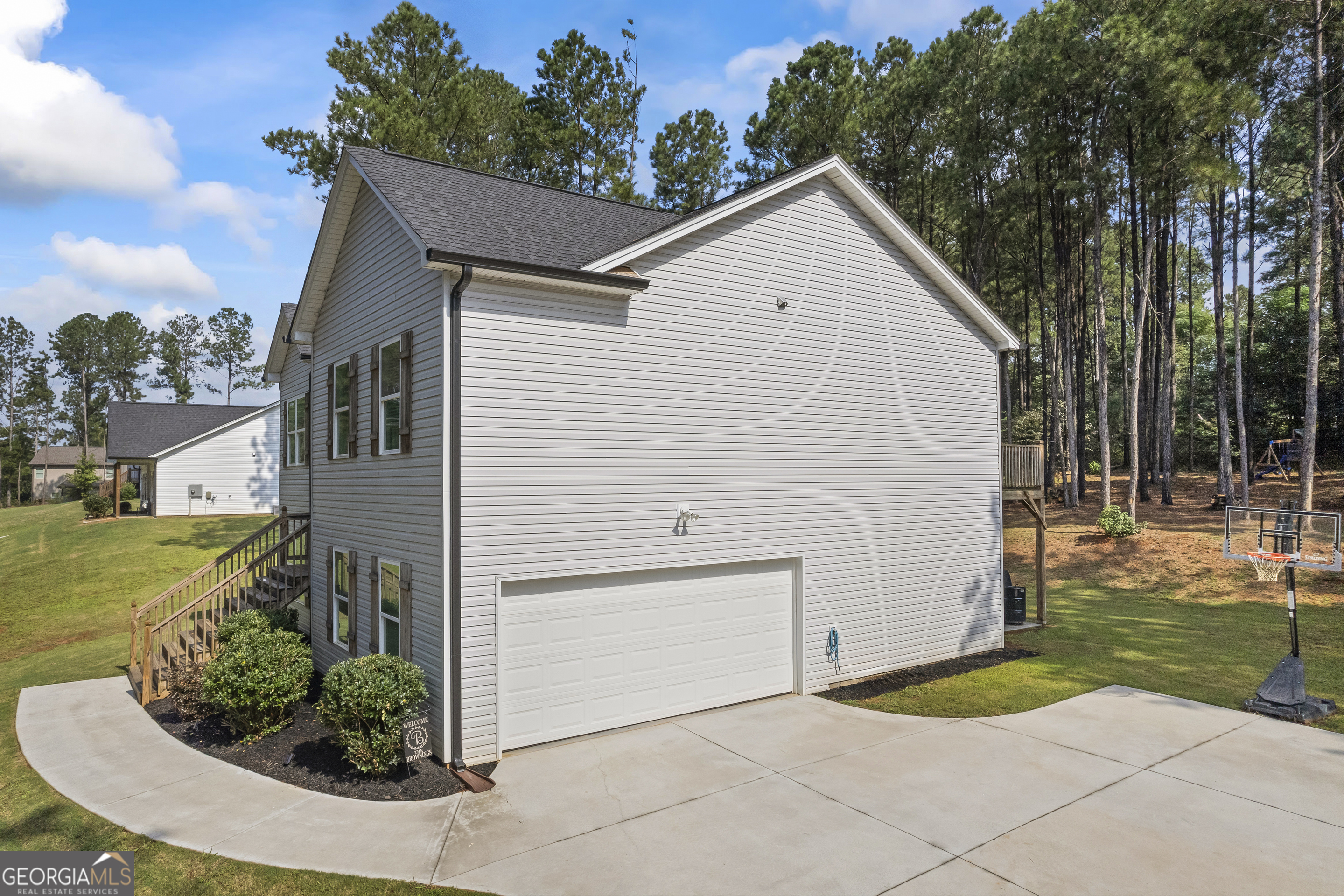 1350 Noah Crow Road Royston, GA 30662 - Photo 9 of 48 a view of backyard of house along with trees