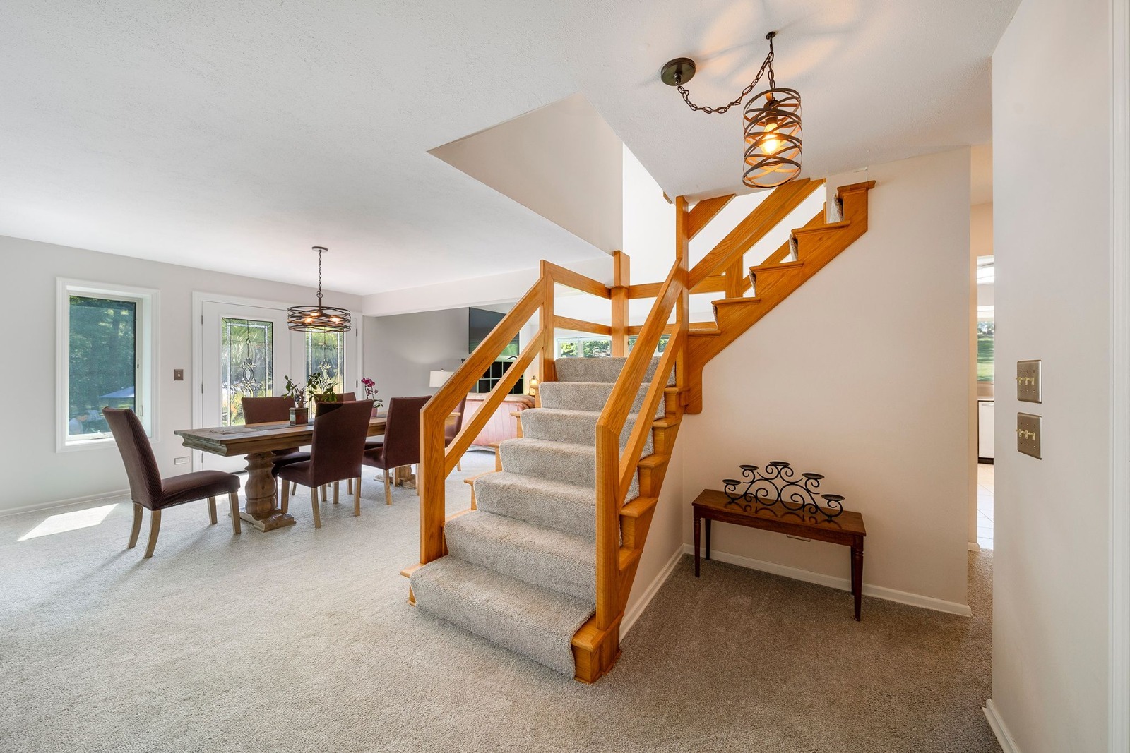37W271 Weld Road Elgin, IL 60124 - Photo 12 of 24 a view of livingroom with furniture and stairs