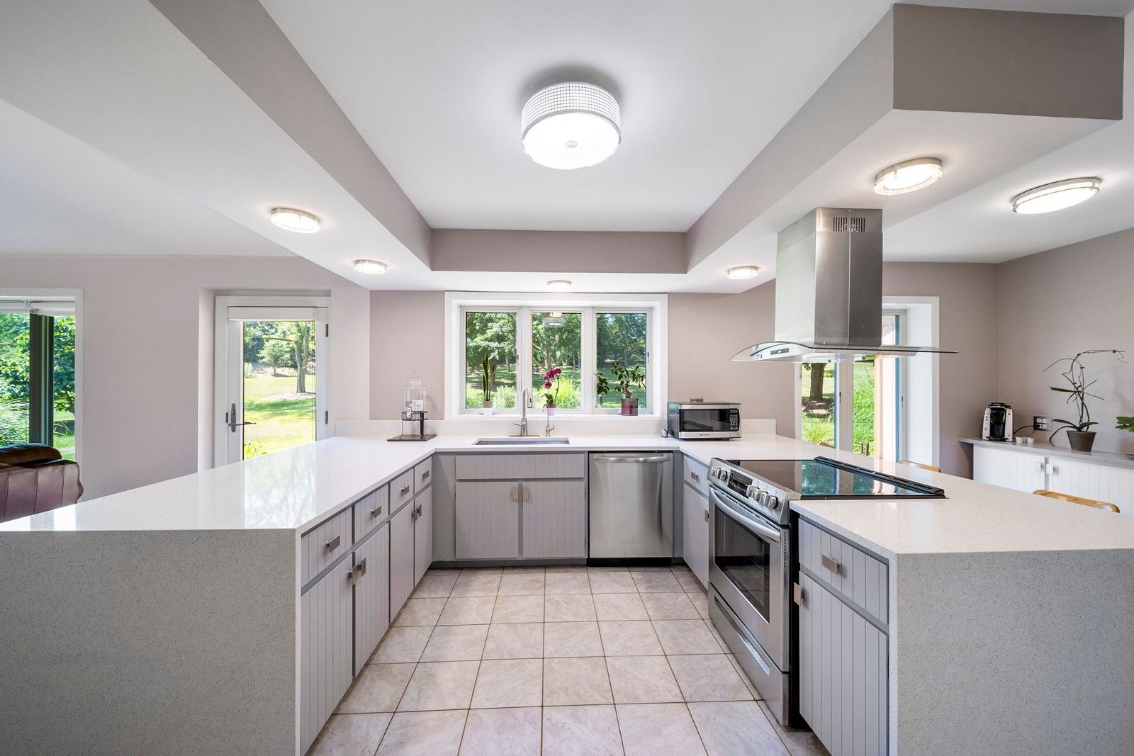 37W271 Weld Road Elgin, IL 60124 - Photo 7 of 24 a large kitchen with a large window and counter top