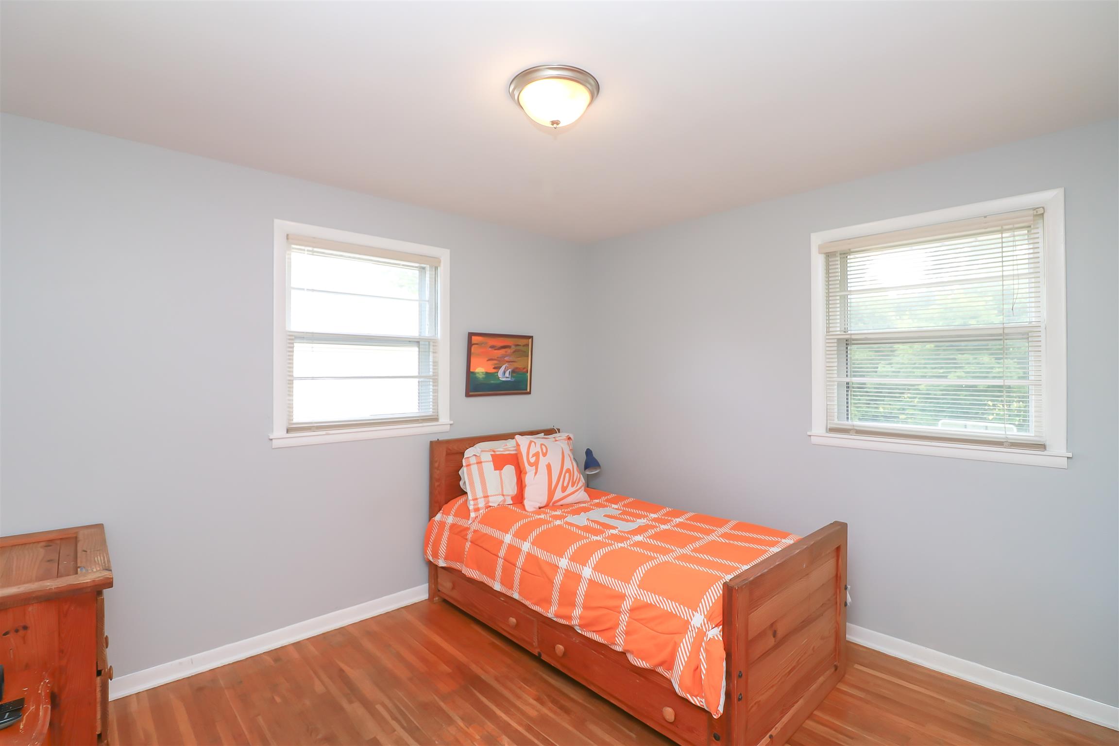 753 Reeves Road Antioch, TN 37013 - Photo 14 of 23 Bright and Freshly painted Bedroom 2 with Hardwoods