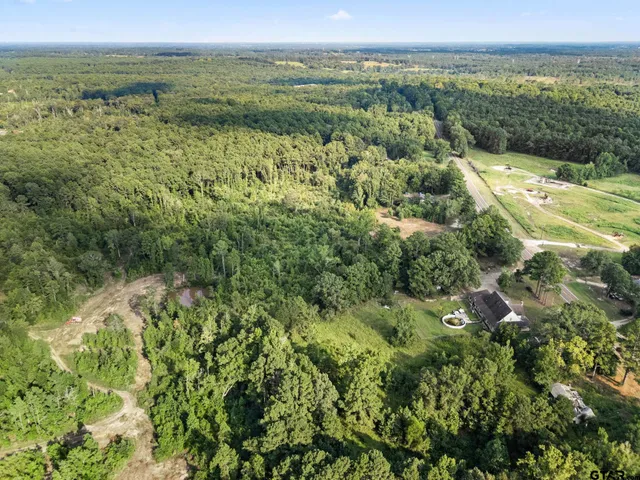 a view of a city with an outdoor space