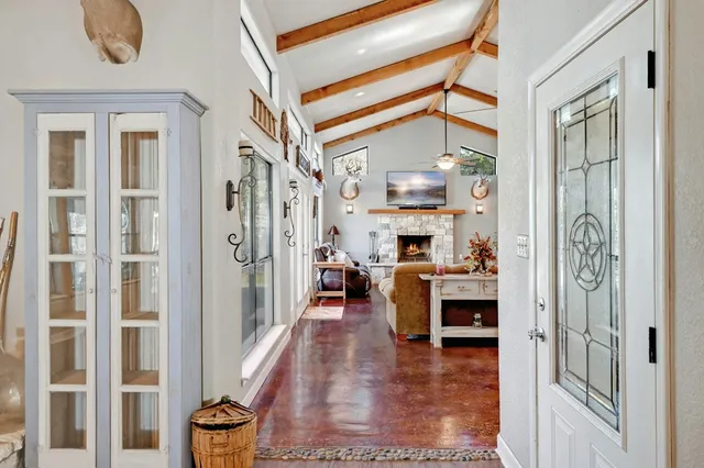 a view of a living room