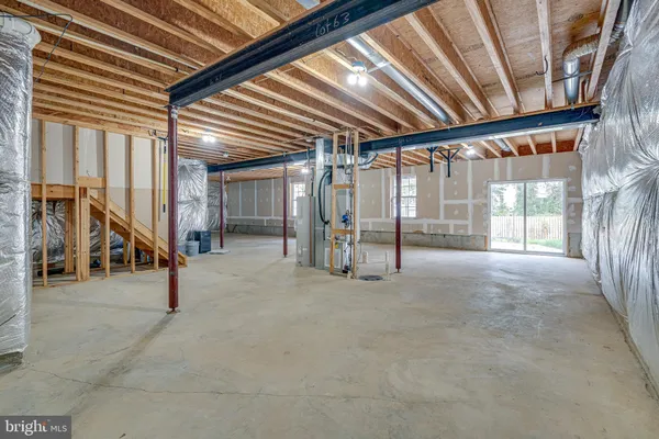 a view of porch with seating space