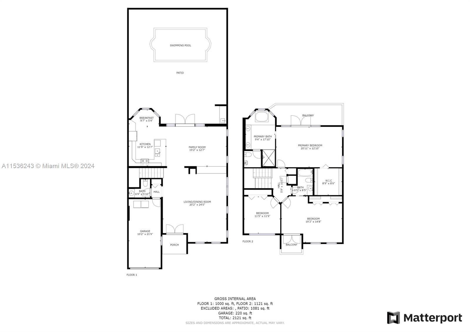 3060 Indiana Street, Unit 3060 Coconut Grove, FL 33133 - Photo 48 of 52 a picture of a floor plan
