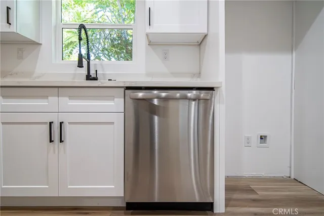 a sink with a window
