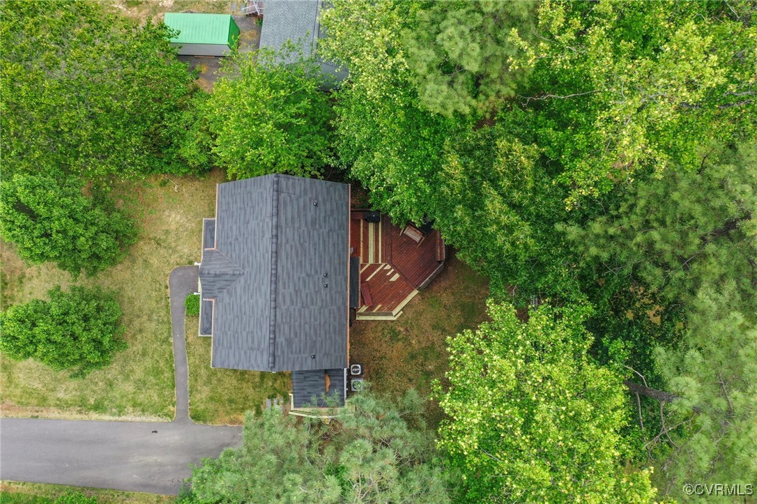 2501 Brookforest Road Midlothian, VA 23112 - Photo 4 of 30 an aerial view of garden with wooden fence