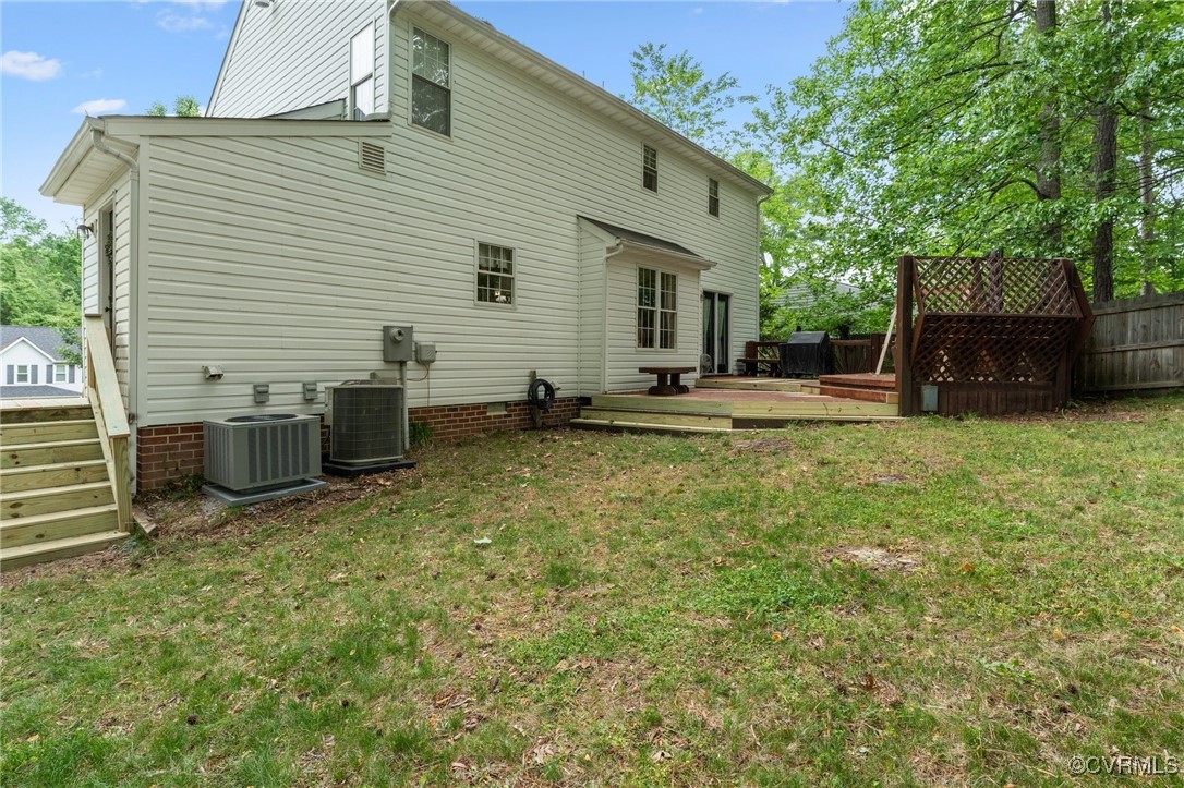2501 Brookforest Road Midlothian, VA 23112 - Photo 5 of 30 a view of back yard of the house