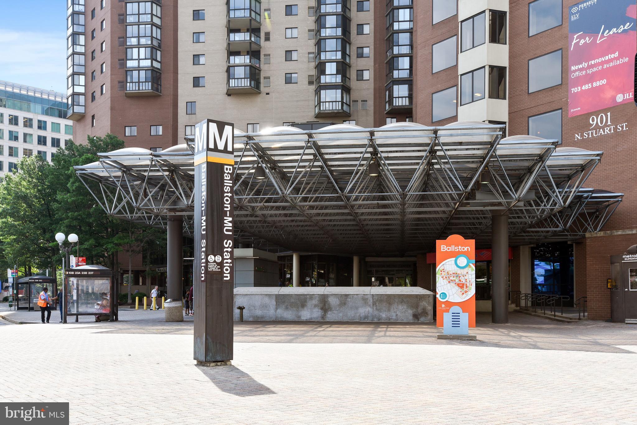851 North Glebe Road, Unit 1513 Arlington, VA 22203 - Photo 27 of 30 Ballston Metro stop is right down the street