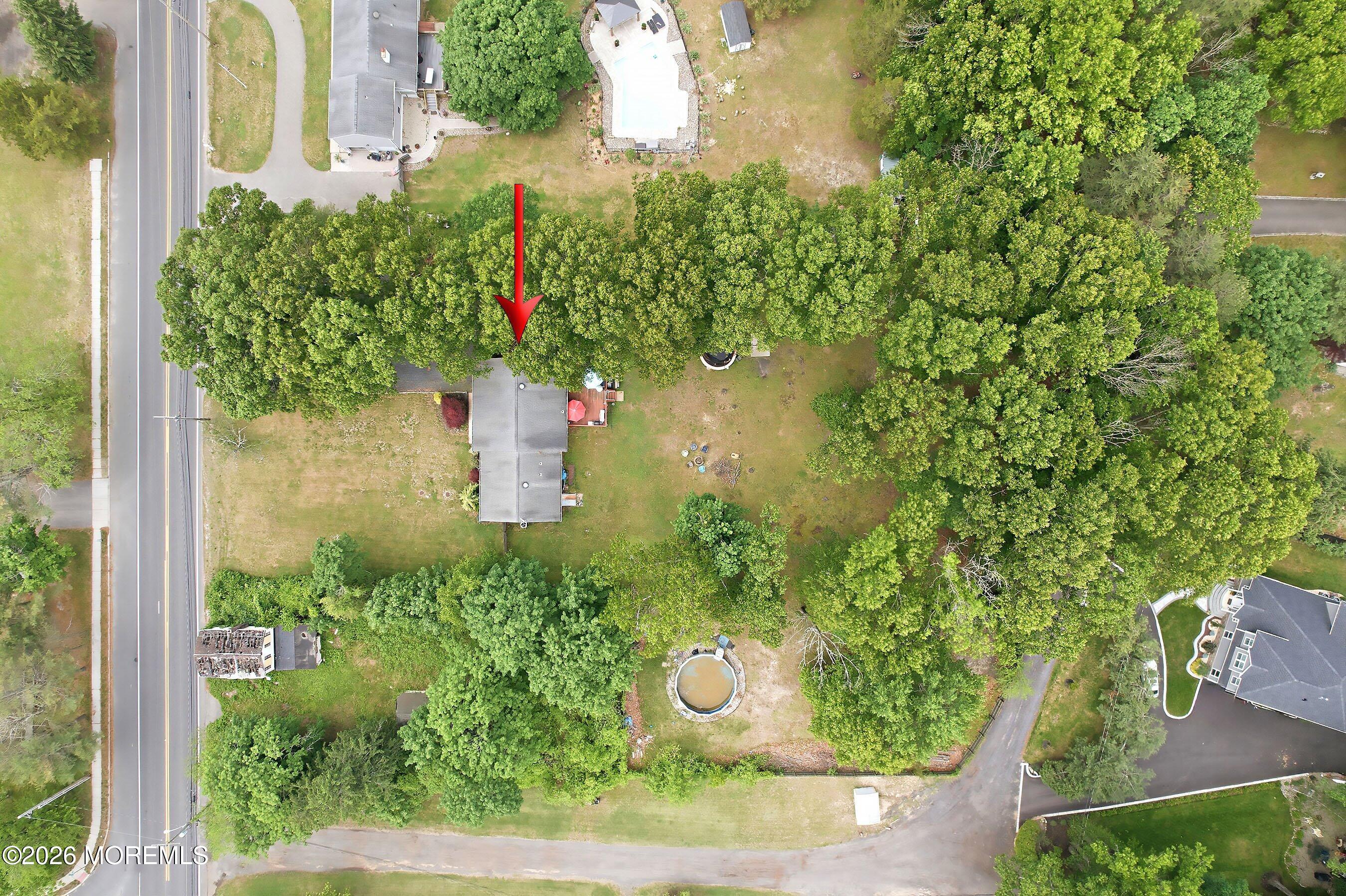 247 Toms River Road Jackson, NJ 08527 - Photo 37 of 37 27-Aerial with Arrow