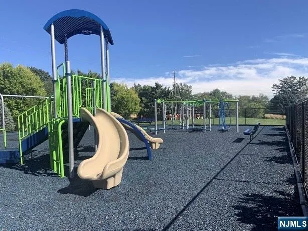 a view of a park with plants