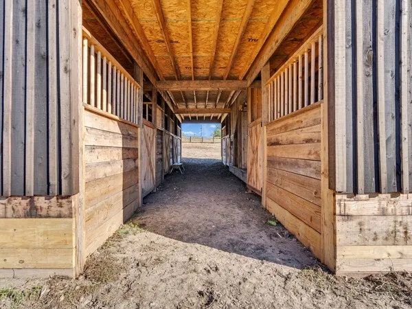 a view of an front door