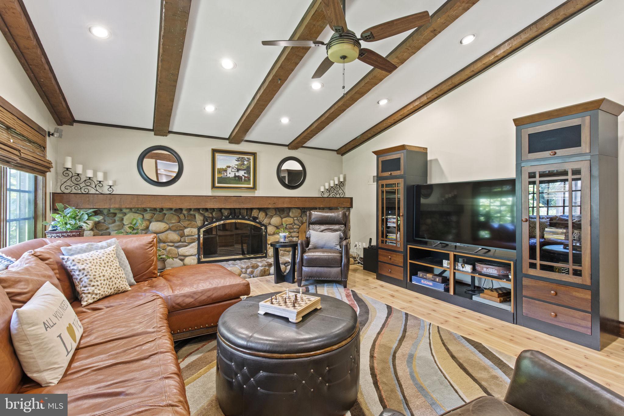 10016 Hall Road Potomac, MD 20854 - Photo 11 of 30 Family Room with Gas Fireplace