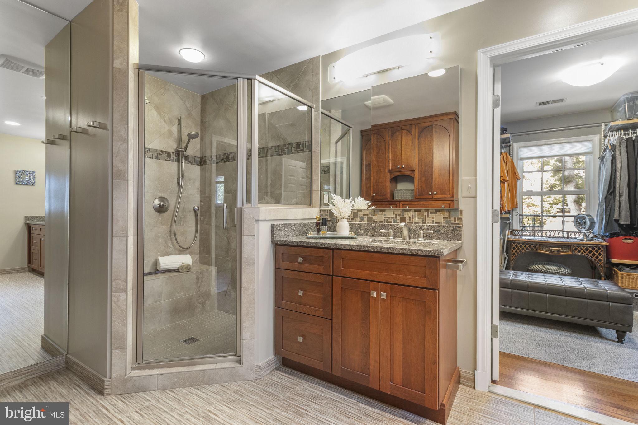 10016 Hall Road Potomac, MD 20854 - Photo 16 of 30 Renovated Primary Bathroom