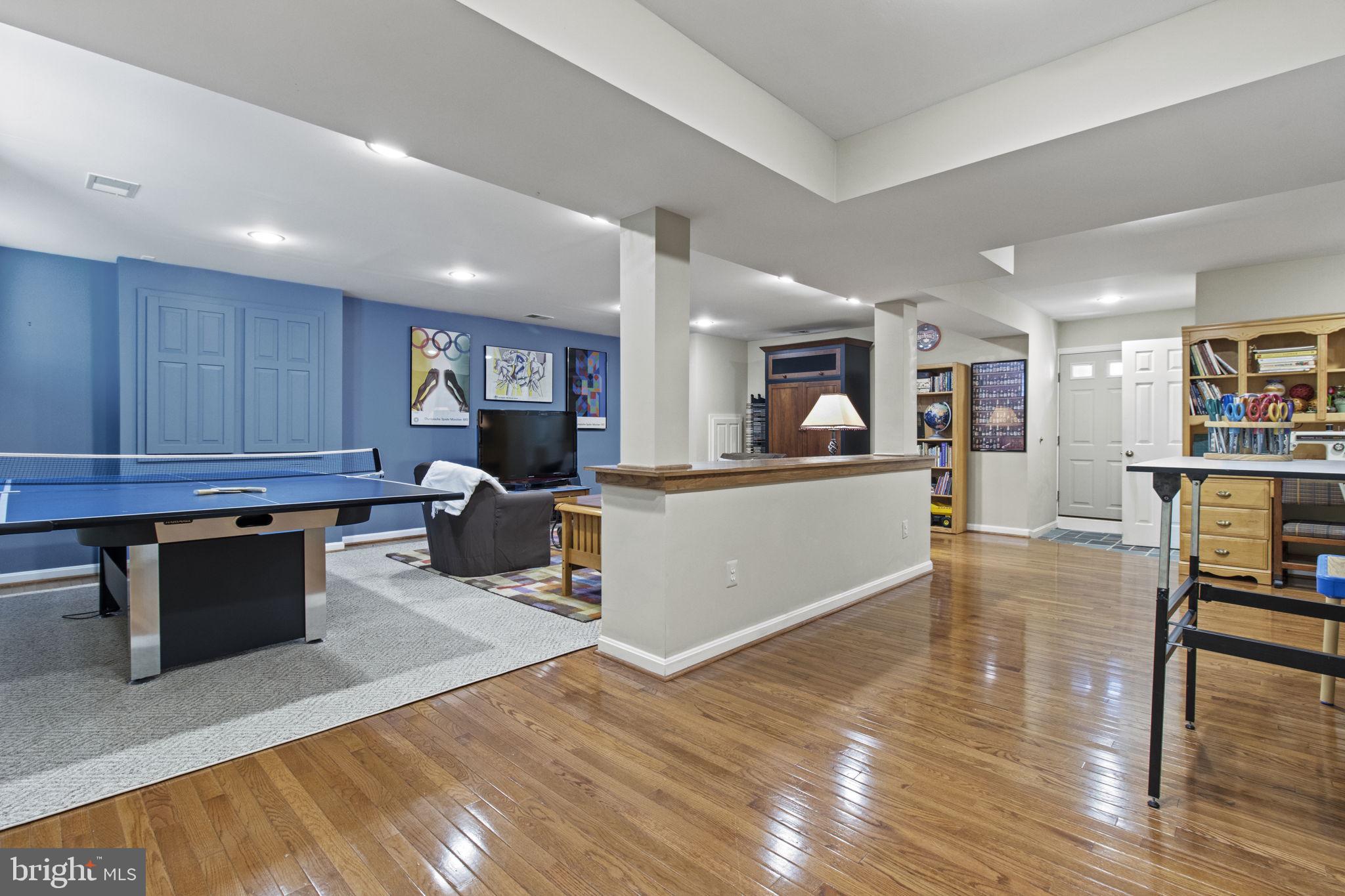 10016 Hall Road Potomac, MD 20854 - Photo 24 of 30 Lower-Level Recreation Room