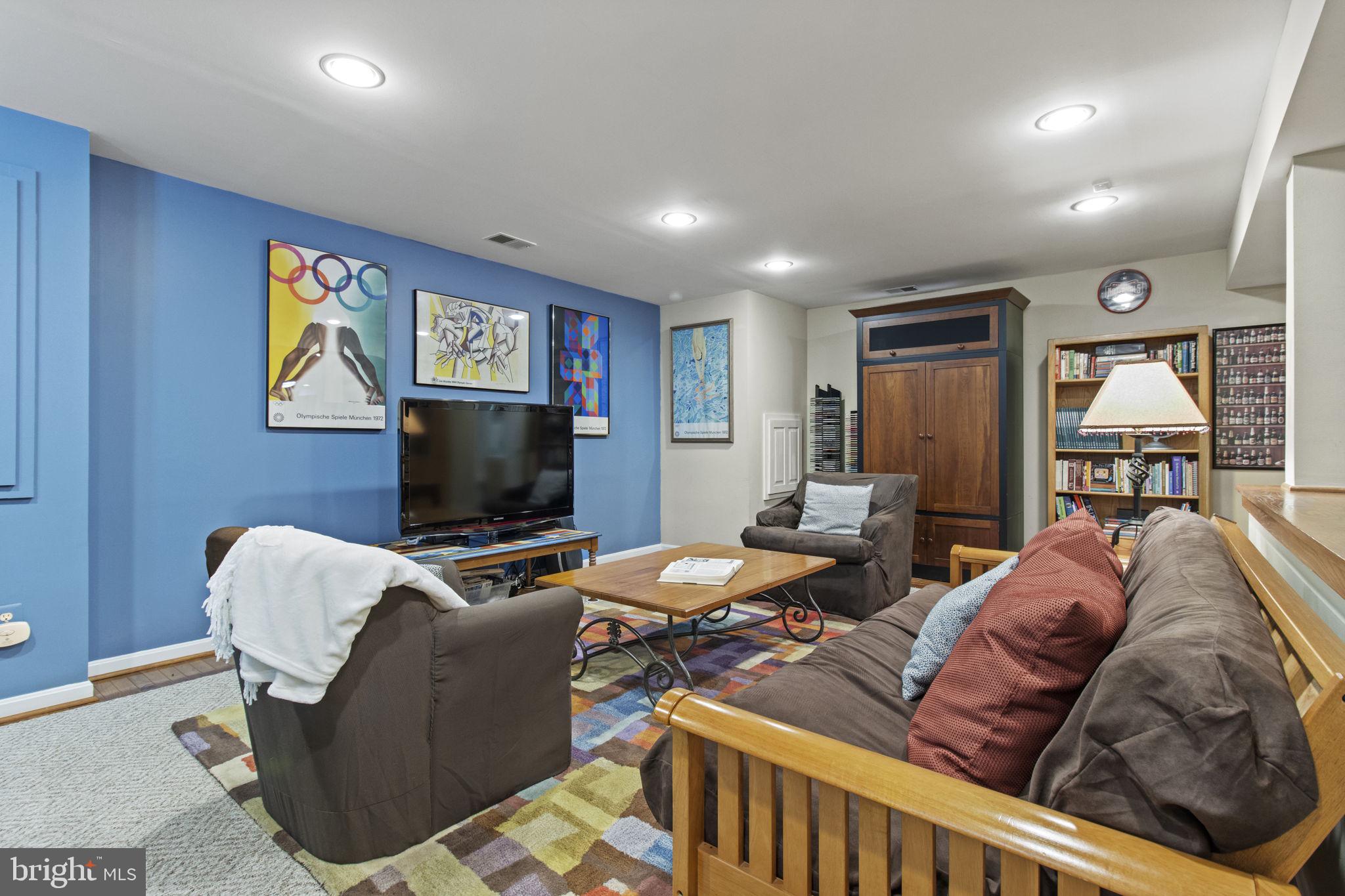 10016 Hall Road Potomac, MD 20854 - Photo 25 of 30 Lower-Level Media Area