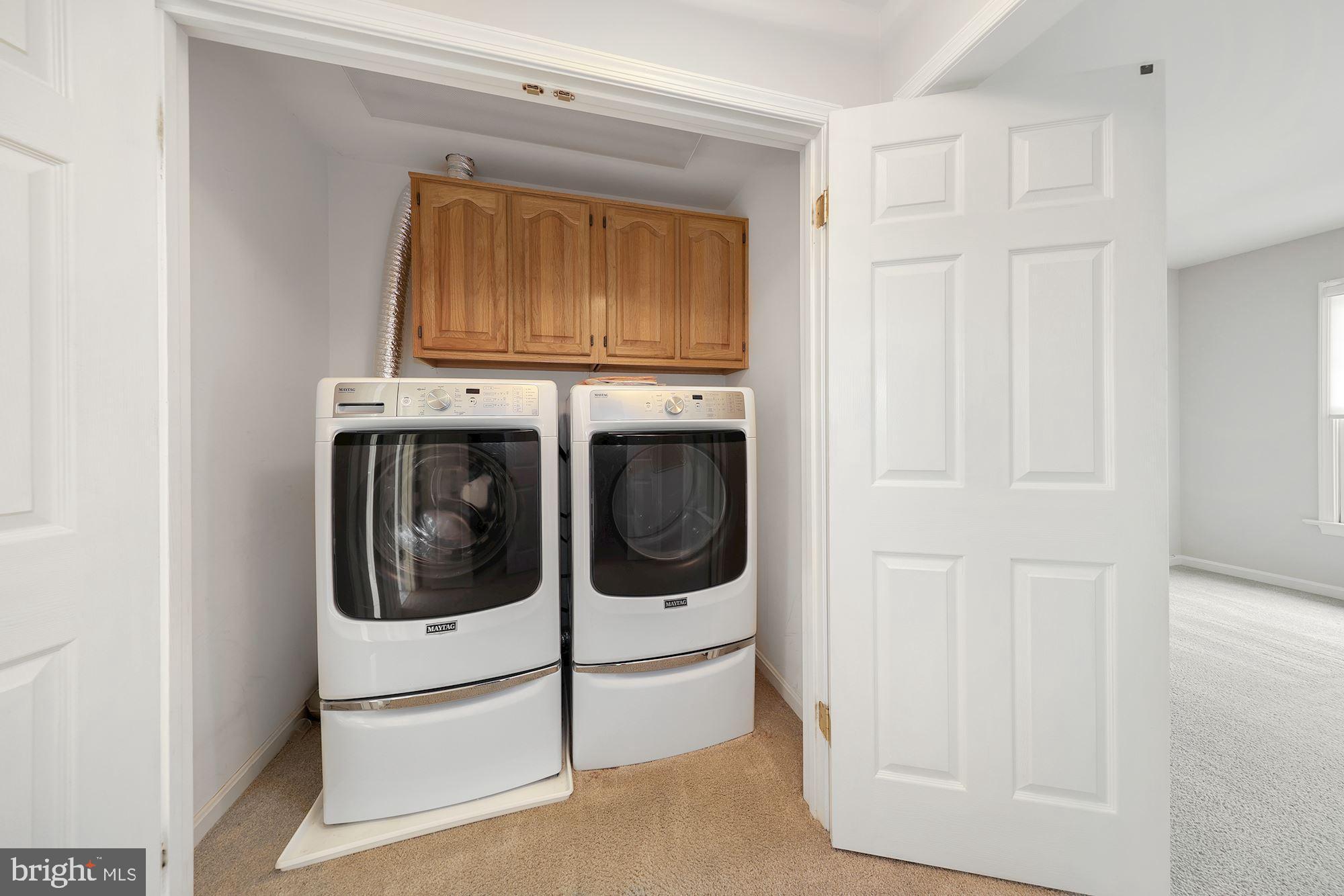 6808 Rannoch Road Bethesda, MD 20817 - Photo 24 of 38 Washier and dryer on second level off main bdr.