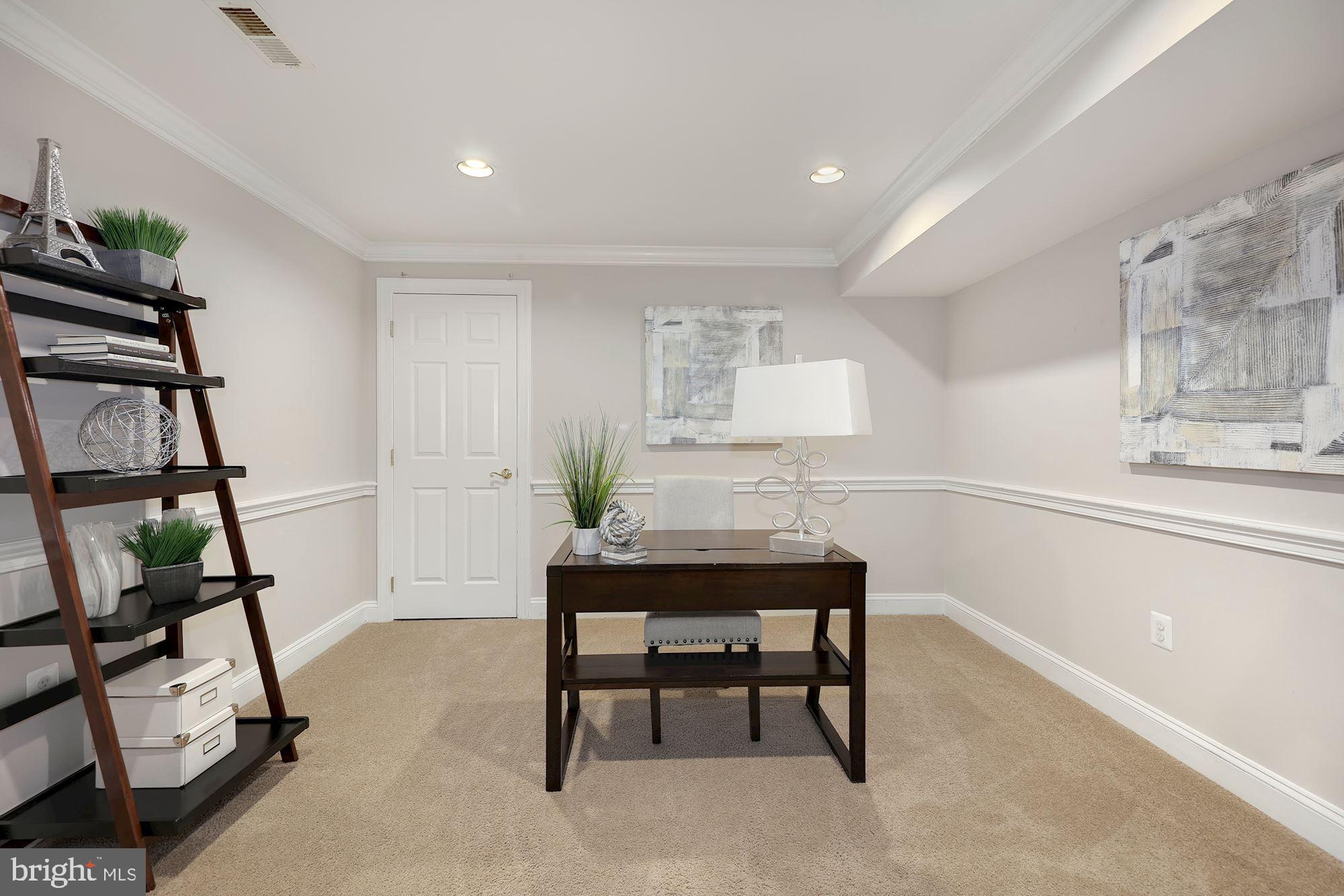 6808 Rannoch Road Bethesda, MD 20817 - Photo 34 of 38 Double doors to lower level office