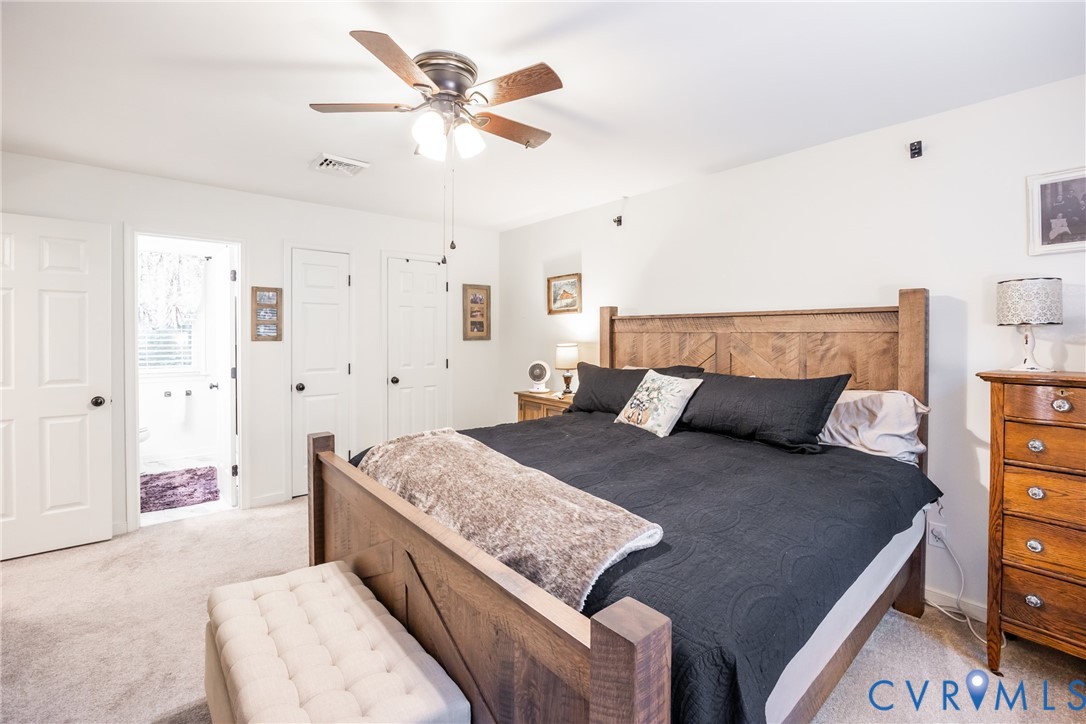 5603 Standing Oak Road Midlothian, VA 23112 - Photo 20 of 43 Carpeted room featuring a wood-finish bed frame, w