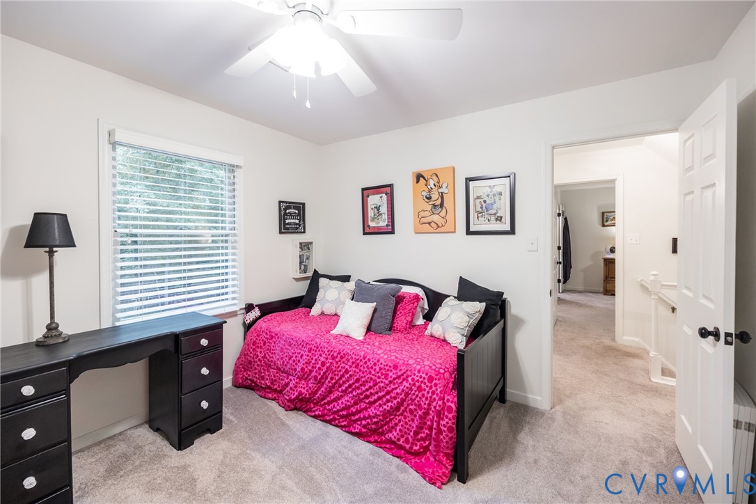 5603 Standing Oak Road Midlothian, VA 23112 - Photo 32 of 43 Neutral-toned carpet flooring complements the whit