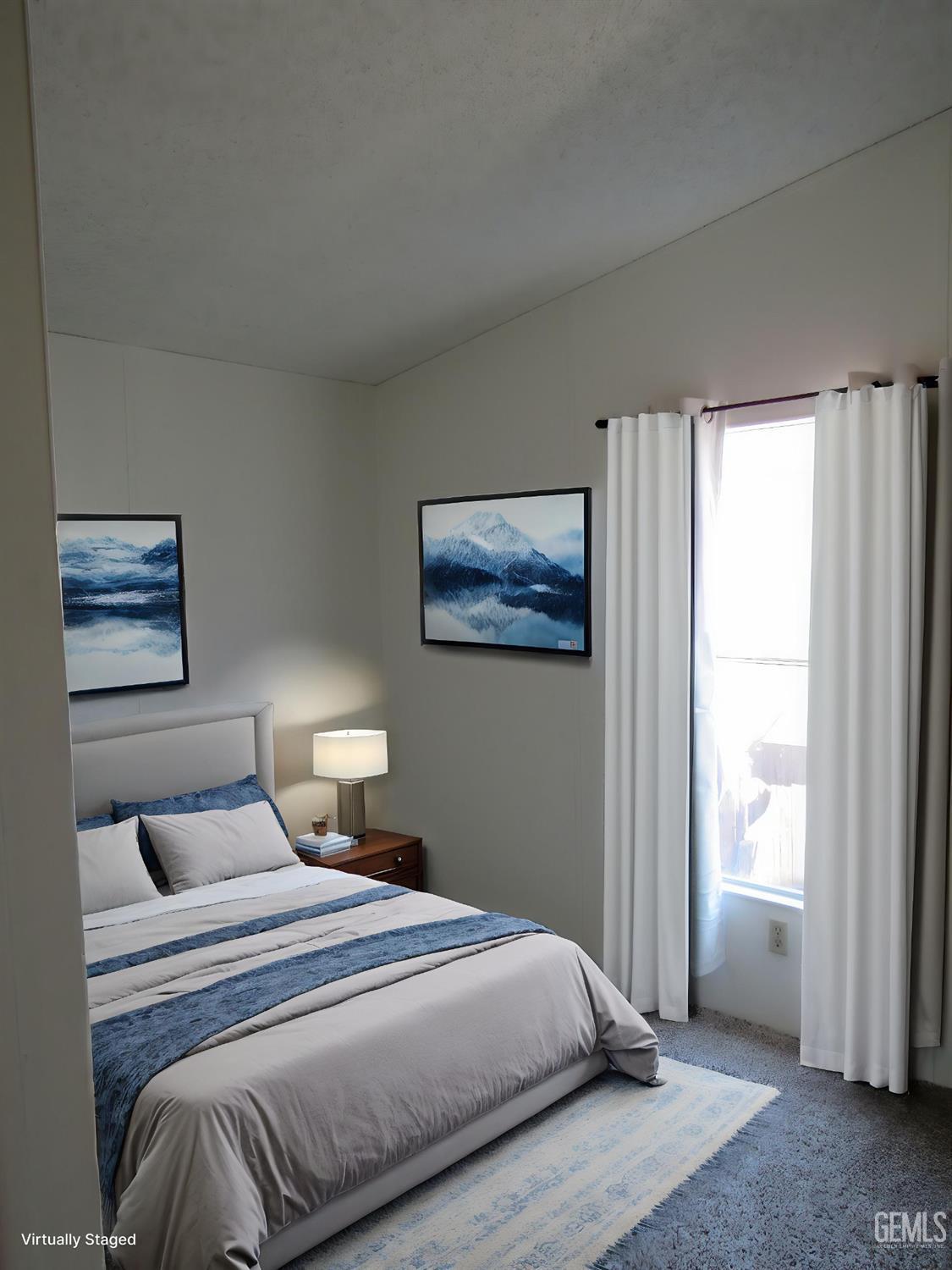 Undisclosed Address Bakersfield, CA 93304 - Photo 13 of 26 a bedroom with a bed and a window