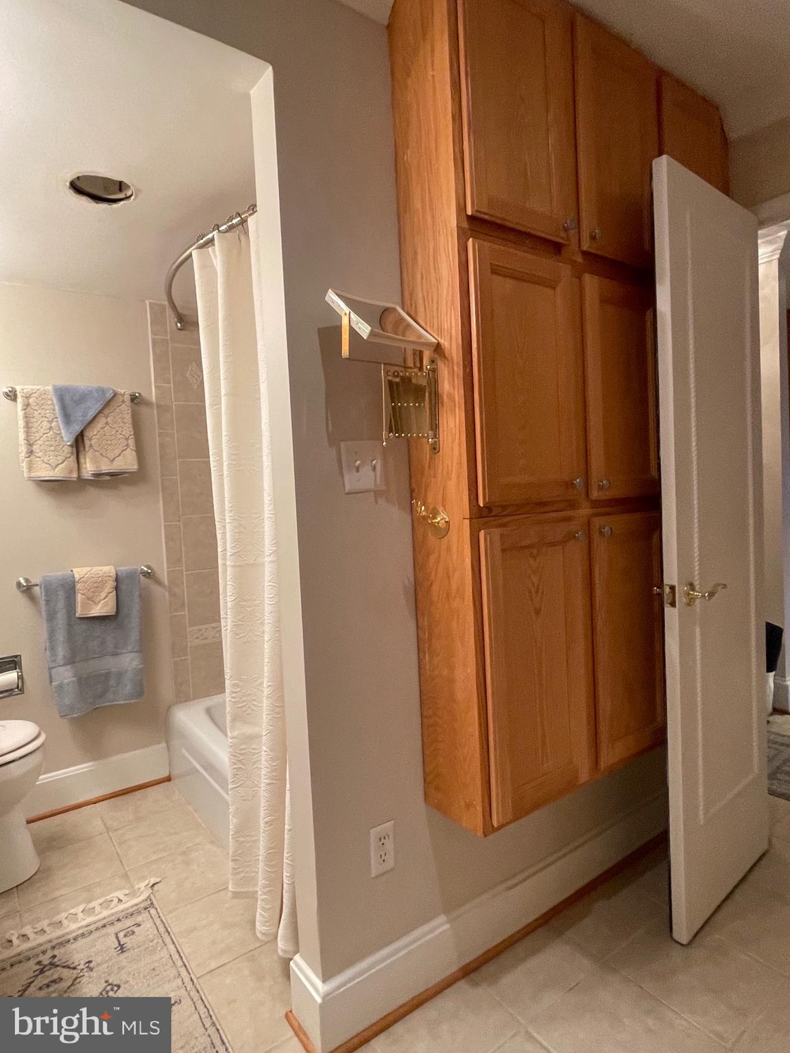 520 N Street Southwest, Unit S618 Washington, DC 20024 - Photo 23 of 62 a bathroom with a shower and a toilet