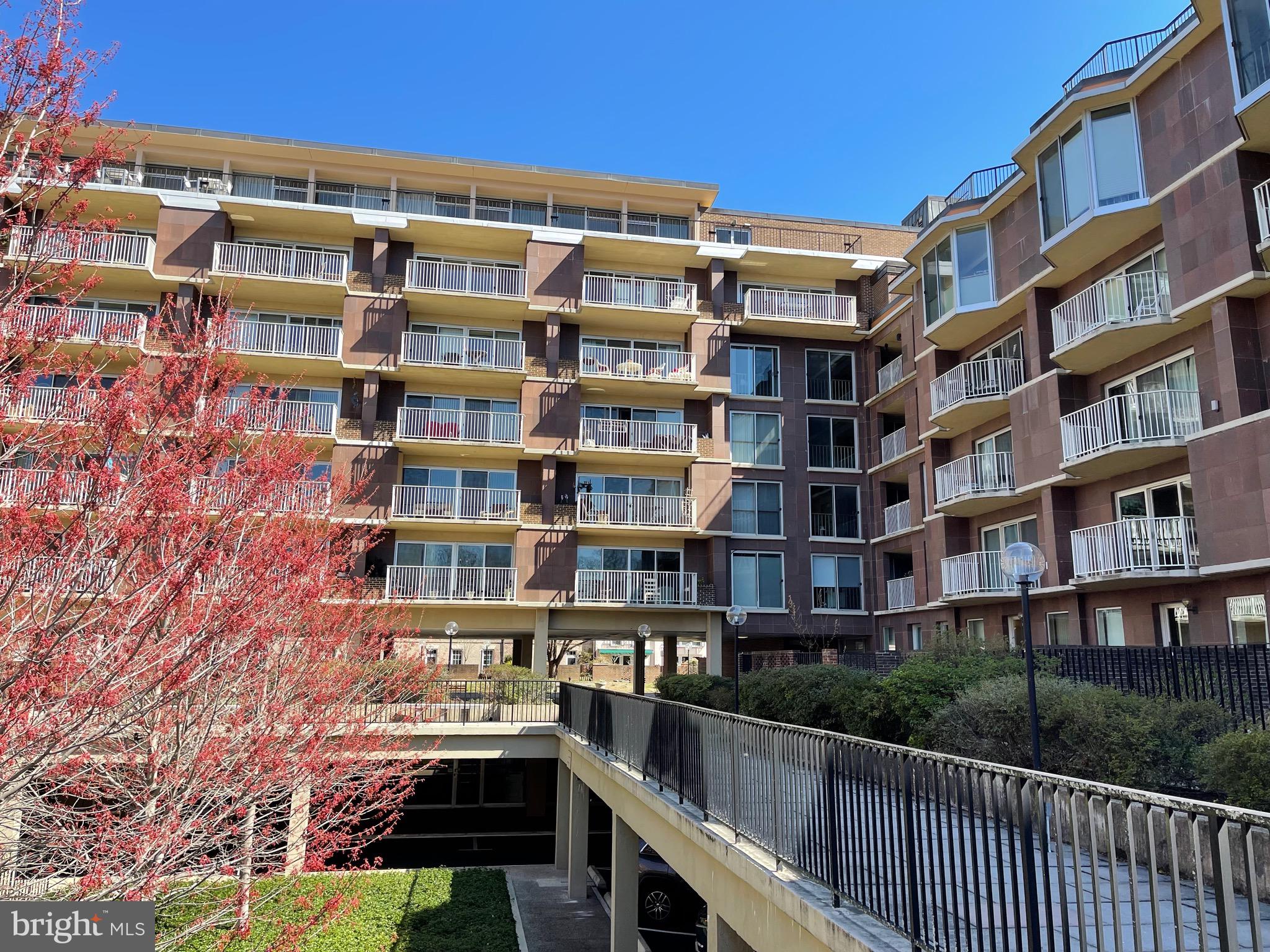 520 N Street Southwest, Unit S618 Washington, DC 20024 - Photo 30 of 62 a view of a building from a balcony