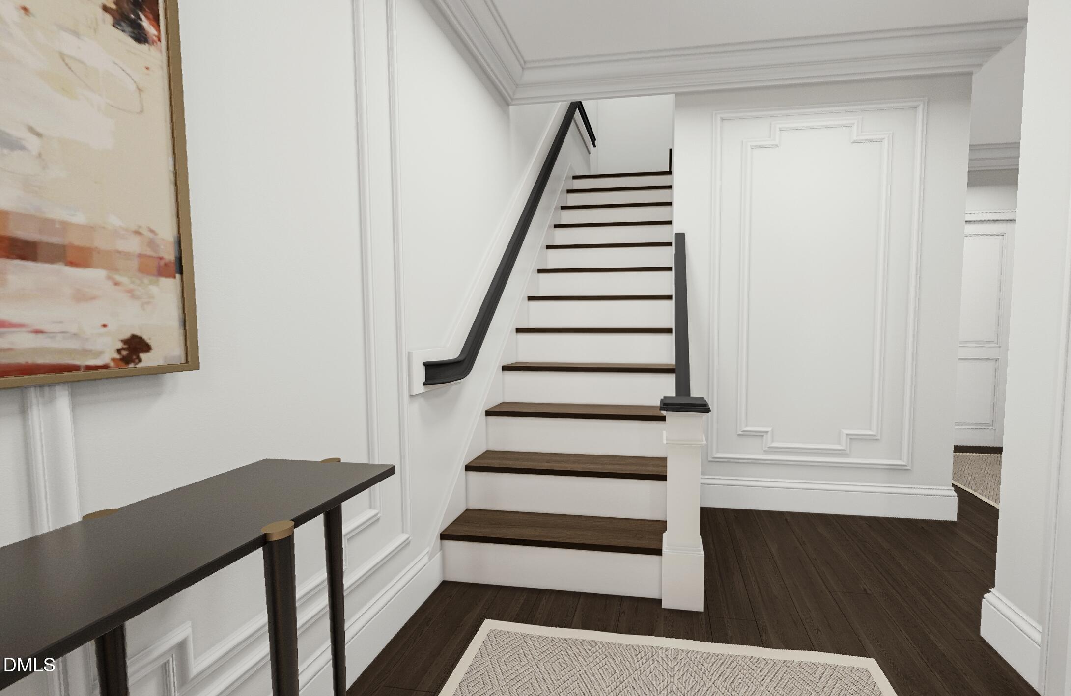 1319 Chester Road Raleigh, NC 27608 - Photo 2 of 14 a view of entryway with wooden floor