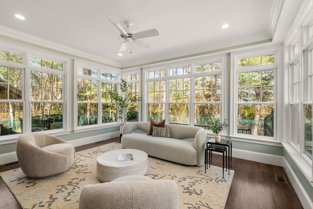 21 Westerly Road Weston, MA 02493 - Photo 11 of 38 a living room with furniture and a large window