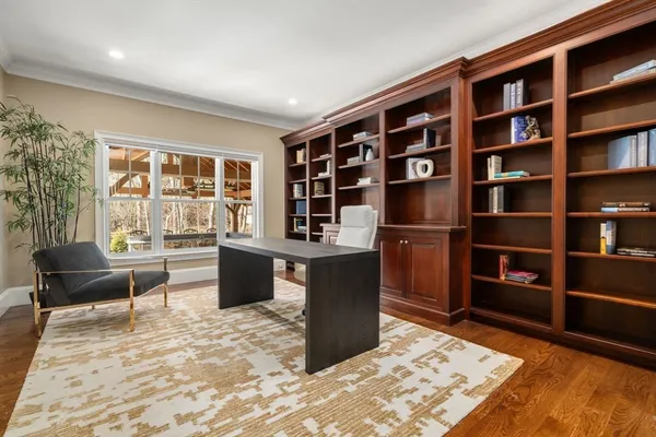 a room with furniture and window