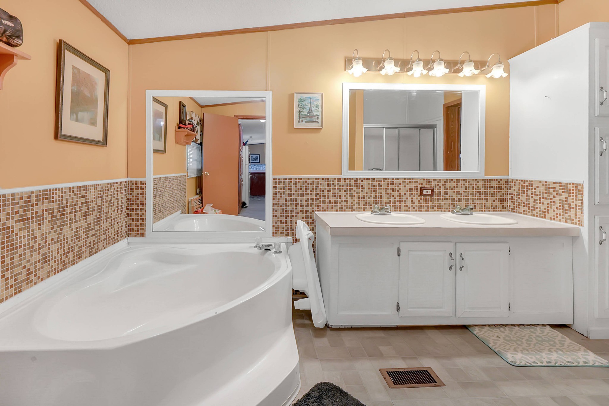 1241 Quarry Road Mount Juliet, TN 37122 - Photo 24 of 29 a bathroom with a sink and a mirror