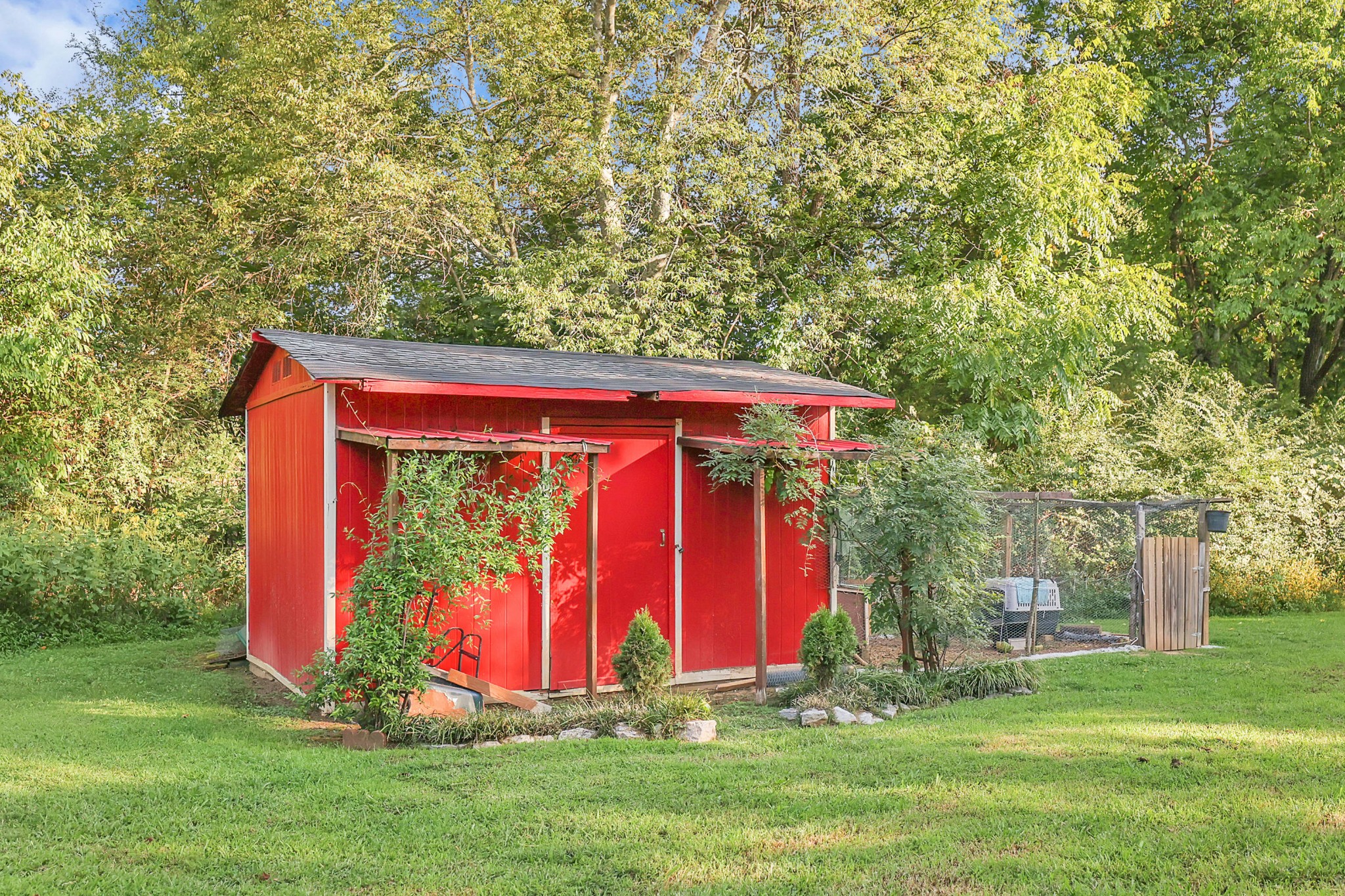 1241 Quarry Road Mount Juliet, TN 37122 - Photo 28 of 29 a view of a backyard with small cabin