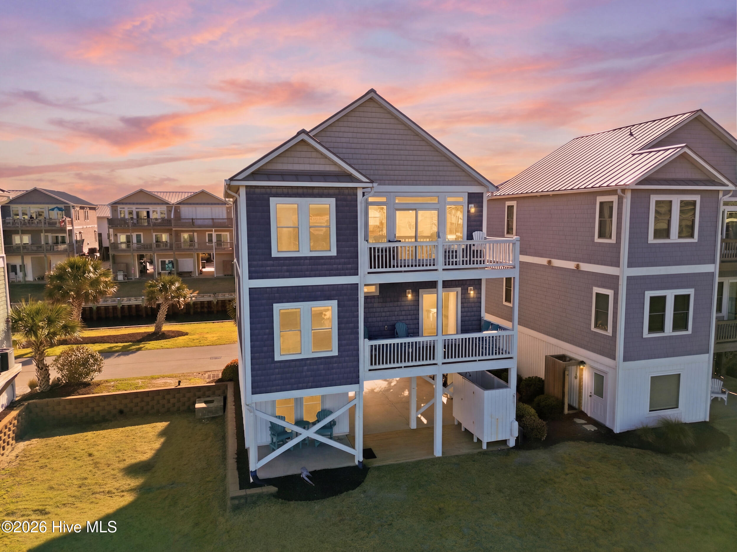 926 Observation Lane Topsail Beach, NC 28445 - Photo 51 of 75 77_backyard virtual twilight