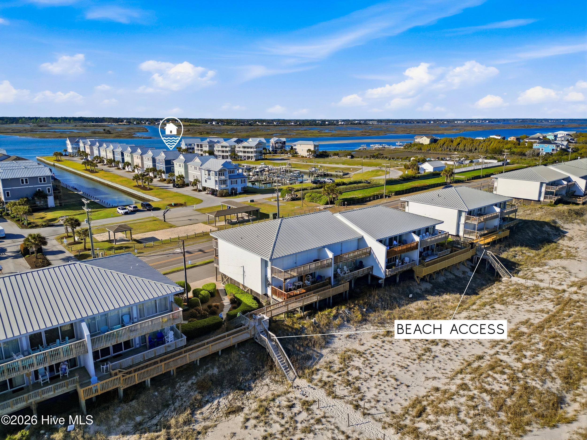 926 Observation Lane Topsail Beach, NC 28445 - Photo 66 of 75 98_beach access with marker