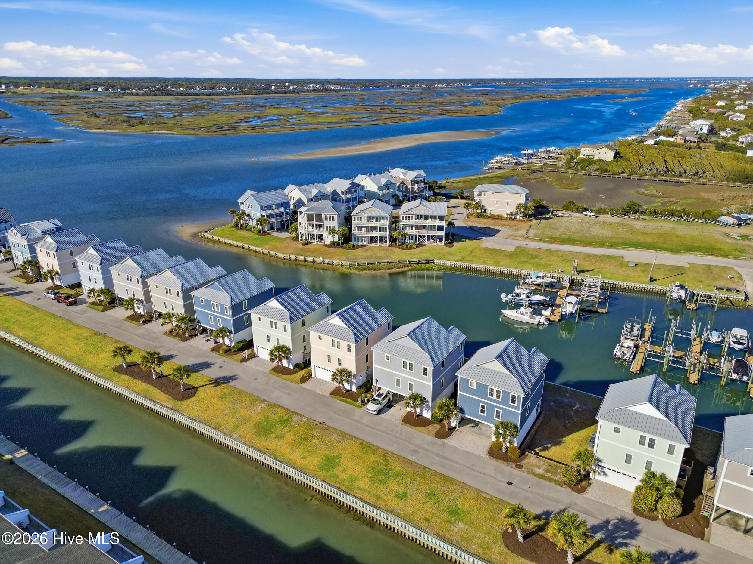 926 Observation Lane Topsail Beach, NC 28445 - Photo 69 of 75 101_front right aerial